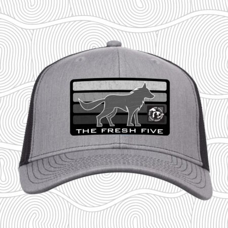 The Fresh Five Wolf Patch Hat